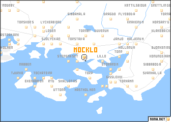map of Möcklö