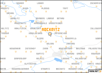 map of Mockritz