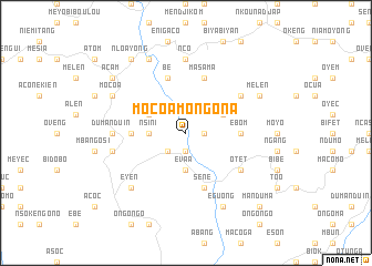 map of Mocoamongona