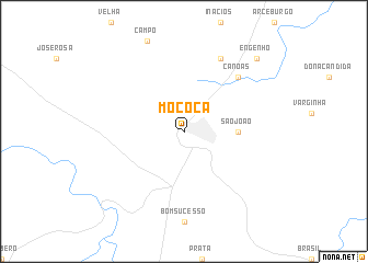 map of Mococa