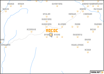 map of Mococ