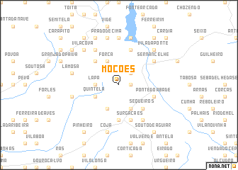 map of Moções