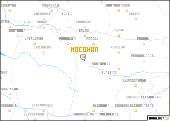 map of Mocohán