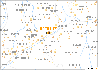 map of Mocotíes