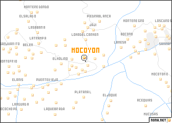 map of Mocoyón