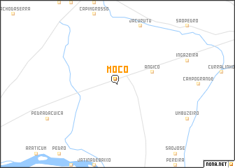 map of Mocó