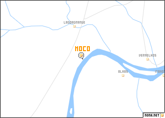 map of Mocó