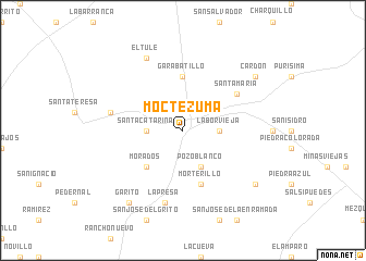map of Moctezuma