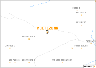 map of Moctezuma