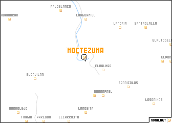 map of Moctezuma