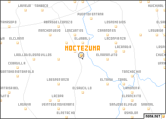 map of Moctezuma