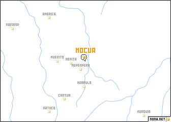 map of Mocua
