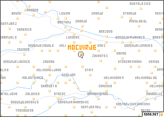 map of Močvirje