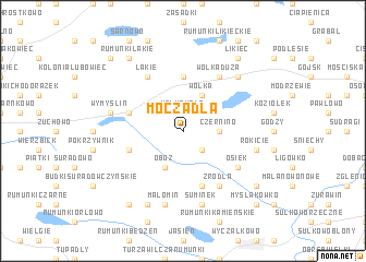 map of Moczadła