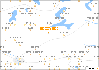 map of Moczysko
