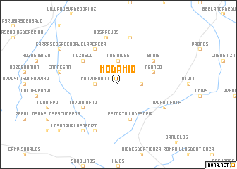 map of Modamio