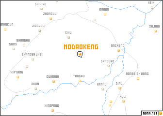 map of Modaokeng