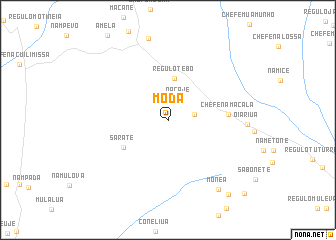 map of Moda