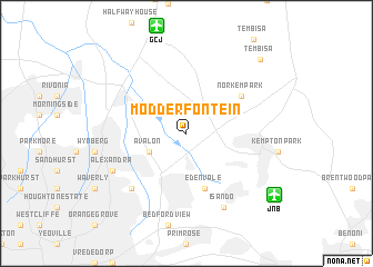 map of Modderfontein