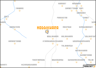 map of Moddi Kwara