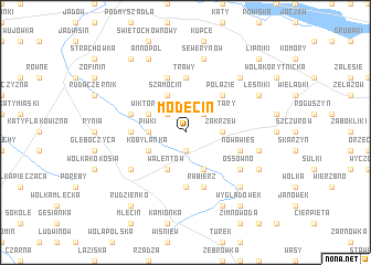 map of Modecin