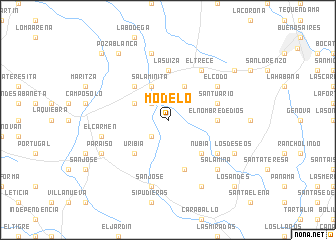 map of Modelo