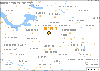 map of Modelo