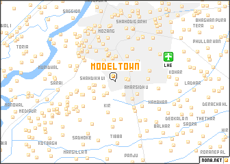 map of Model Town