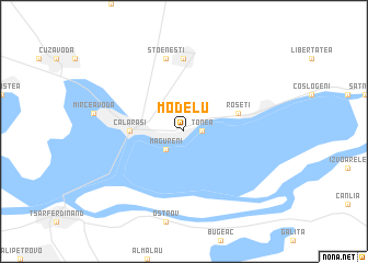 map of Modelu