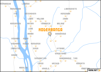 map of Modembanga