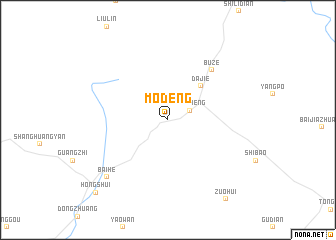 map of Modeng
