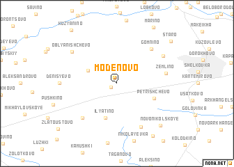 map of Modenovo