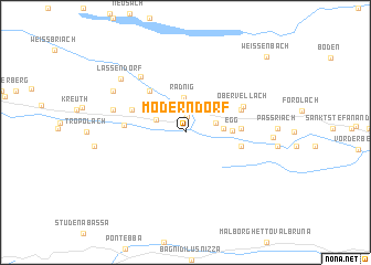 map of Möderndorf