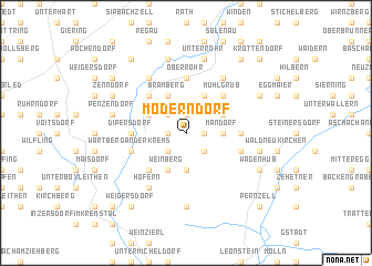 map of Möderndorf
