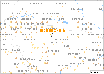 map of Möderscheid