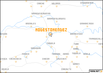 map of Modesto Méndez