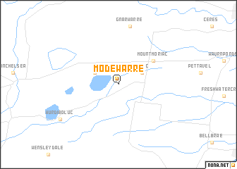 map of Modewarre