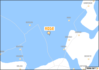 map of Modé