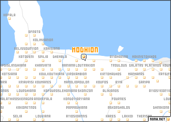 map of Módhion