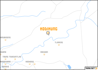 map of Modimung