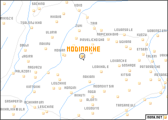 map of Modinakhe