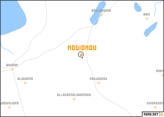 map of Modiomou