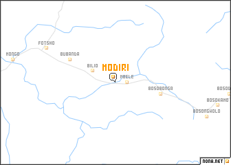 map of Modiri