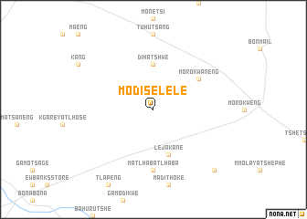 map of Modiselele