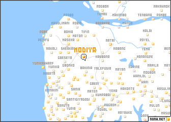 map of Modiya