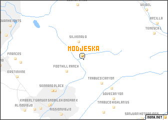 map of Modjeska