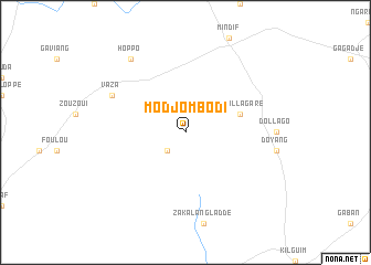 map of Modjom Bodi