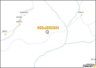 map of Modjongani