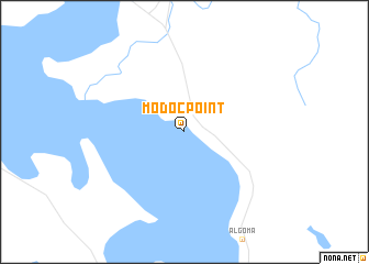 map of Modoc Point