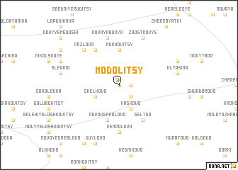 map of Modolitsy